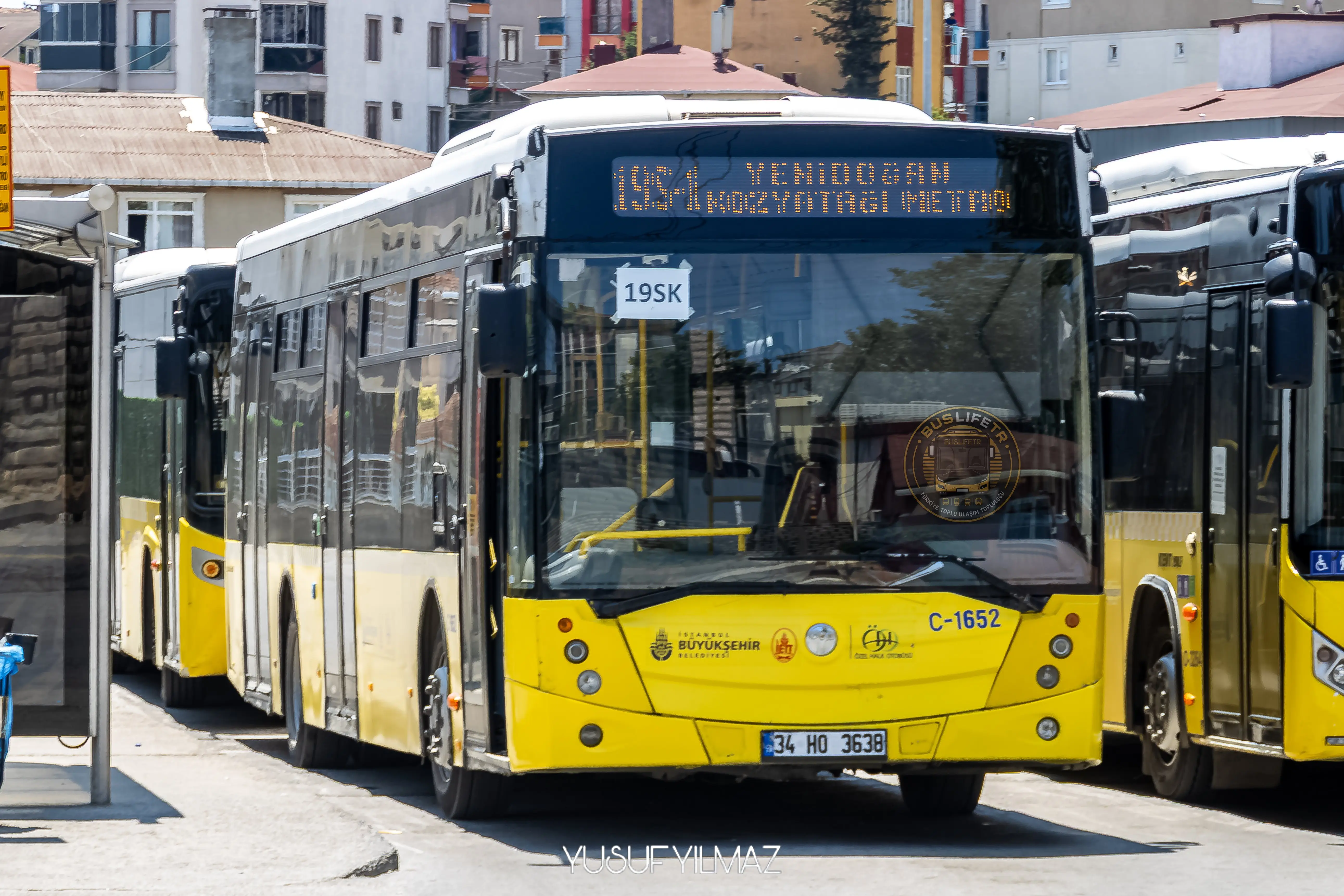 ÖHO / TEMSA AVENUE LF/PLUS otobüs fotoğrafı C-1652 & 34 HO 3638 
SANCAKTEPE / İSTANBUL 
19SK / YENİDOĞAN - UFUK CAD. - KOZYATAĞI METRO