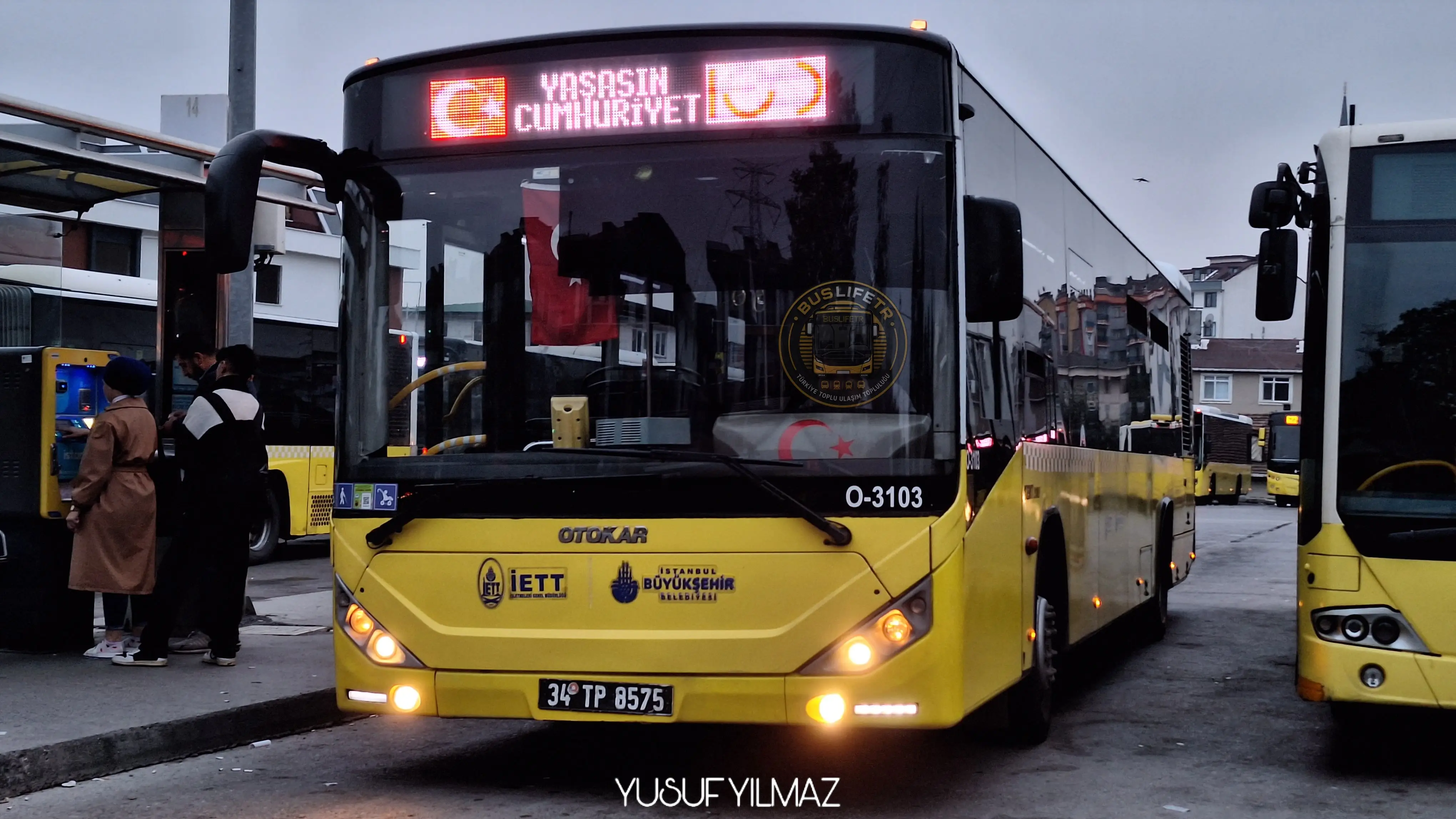 İETT / OTOKAR KENT 290LF otobüs fotoğrafı O3103 & 34 TP 8575
YENİDOĞAN / SANCAKTEPE