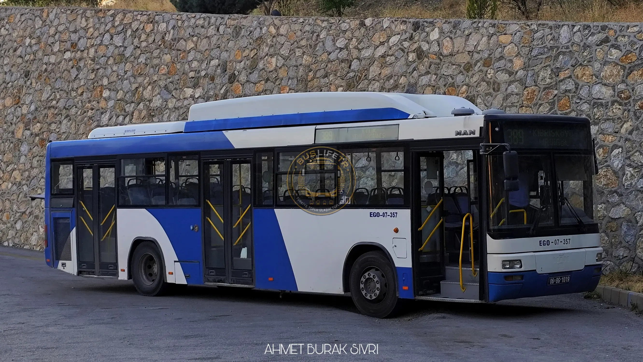 EGO / MAN A74 Lions Classic SL313 CNG otobüs fotoğrafı EGO-07-357

06 BG 1019

389 Kıbrısköyü - Mavigöl - Zerdalitepe - Siteler - Akköprü - Etlik Şehir Hastanesi 

Kıbrıs Köyü Hareket Noktası